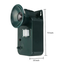 Load image into Gallery viewer, 5000sqft 9v Dc Ultra Sonic Cordless Pest Animal Repeller Outdoor Safely Repel Various Animal
