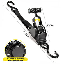 Load image into Gallery viewer, 2-set Retractable Ratchet Straps
