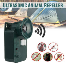Load image into Gallery viewer, 5000sqft 9v Dc Ultra Sonic Cordless Pest Animal Repeller Outdoor Safely Repel Various Animal

