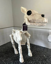 Load image into Gallery viewer, Halloween Skeleton Cow &amp; Horse Decorative Prop
