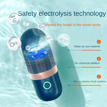 Load image into Gallery viewer, Capsule Vegetable Washing Machine | Automatic Fruits &amp; Vege Disinfector Home Pesticide Cleaner
