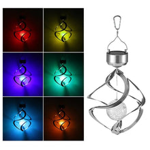 Load image into Gallery viewer, Solar Wind Chime Spinner LED Lamp
