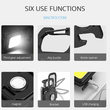 Load image into Gallery viewer, Mini LED Flashlight Keychain (1800LM)
