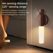 Load image into Gallery viewer, Wood Grain Motion Sensor Night Light with Magnetic Base
