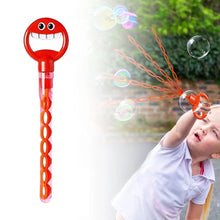 Load image into Gallery viewer, 32 Hole Smiling Face Bubble Wand (Random Color)
