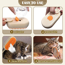 Load image into Gallery viewer, 3-in-1 Pet Steam Grooming Brush
