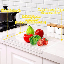 Load image into Gallery viewer, Clear Acrylic Cutting Board with Counter Lip
