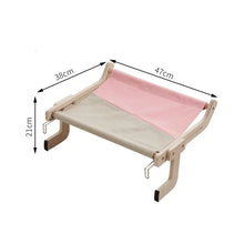 Load image into Gallery viewer, Wooden Cat Hammock Bed
