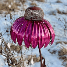 Load image into Gallery viewer, Coneflower Bird Feeder
