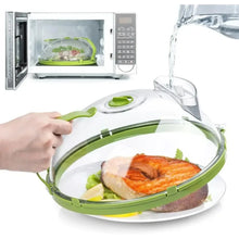 Load image into Gallery viewer, Microwave Food Cover with Water Steamer
