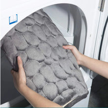 Load image into Gallery viewer, Cobblestone Embossed Bathroom Mat

