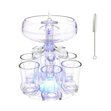 Load image into Gallery viewer, 6 Shot Glass Drink Dispenser
