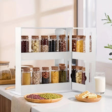 Load image into Gallery viewer, Spice Rack Organizer with Swivel Shelves
