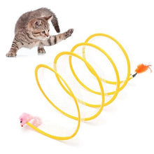 Load image into Gallery viewer, Folded S-Type Spring Cat Tunnel
