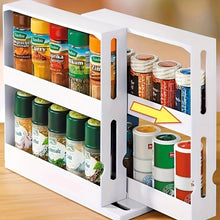 Load image into Gallery viewer, Spice Rack Organizer with Swivel Shelves
