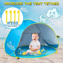 Load image into Gallery viewer, Baby Beach Tent UV Protection
