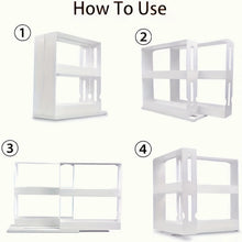 Load image into Gallery viewer, Spice Rack Organizer with Swivel Shelves
