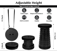 Load image into Gallery viewer, Collapsible Folding Telescopic Stool
