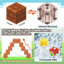 Load image into Gallery viewer, Magnetic Building Blocks | 100-Piece STEM Toy Set
