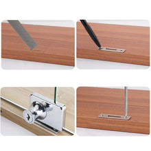 Load image into Gallery viewer, Single Glass Lock Furniture Hardware
