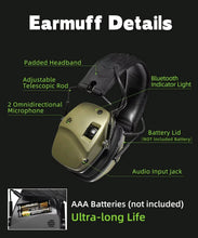 Load image into Gallery viewer, Noise Cancelling Ear Muffs For Shooting
