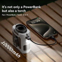Load image into Gallery viewer, 10000mAh Outdoor Portable Waist Fan
