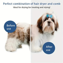 Load image into Gallery viewer, 3-in-1 Dog Hair Dryer and Grooming Brush
