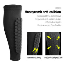 Load image into Gallery viewer, 1 Pair Honeycomb Soccer Shin Guards
