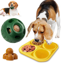 Load image into Gallery viewer, Silicone Dog Slow Feeder &amp; Refillable Dog Chew Toy
