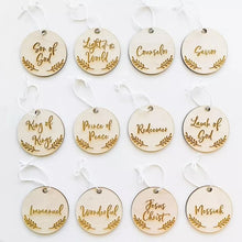 Load image into Gallery viewer, Names Of Jesus Jesus Advent Ornaments Christmas Hanging Decoration
