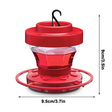 Load image into Gallery viewer, Hanging Bee Proof Hummingbird Water Feeders with Perch
