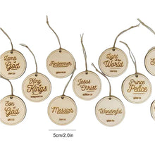 Load image into Gallery viewer, Names Of Jesus Jesus Advent Ornaments Christmas Hanging Decoration
