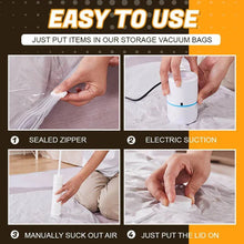 Load image into Gallery viewer, Durable Electric Vacuum Compression Bag - 75% More Storage!
