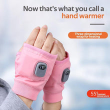 Load image into Gallery viewer, USB Rechargeable Heated Fingerless Gloves
