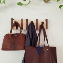 Load image into Gallery viewer, Handmade Wooden Coat Rack
