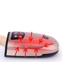 Load image into Gallery viewer, Heated Hand Massager for Arthritis Physiotherapy Equipment Pressotherapy Palm Massage Device Air Compression Finger Massager

