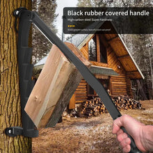 Load image into Gallery viewer, Hanging Carbon Steel Firewood Chopping Machine - Portable Wall Mounted Wood Kindling Splitter
