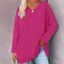 Load image into Gallery viewer, Your Trendy Long-Sleeved Shirt With V-Neck For Comfort

