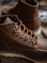 Load image into Gallery viewer, Men's Full Grain Leather Moccasin Toe Work Boots
