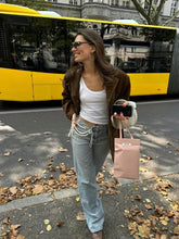 Load image into Gallery viewer, Elegant brown suede jacket for women
