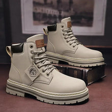Load image into Gallery viewer, Waterproof Men's Lace-Up Boots With Comfort Sole
