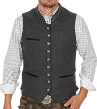 Load image into Gallery viewer, Elegant Men's Traditional Vest In Gray
