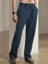 Load image into Gallery viewer, Baggy Linen Pants For Men
