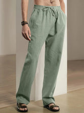 Load image into Gallery viewer, Baggy Linen Pants For Men
