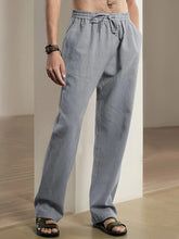 Load image into Gallery viewer, Baggy Linen Pants For Men
