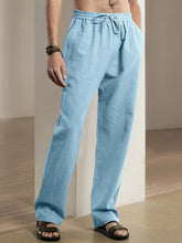 Load image into Gallery viewer, Baggy Linen Pants For Men

