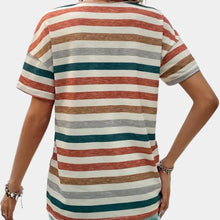 Load image into Gallery viewer, Casual Striped Women's T-shirt
