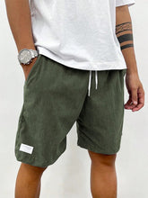 Load image into Gallery viewer, Men's Corduroy Leisure Shorts
