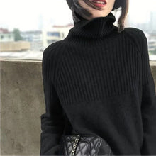 Load image into Gallery viewer, Women's Cashmere Sweater Turtleneck
