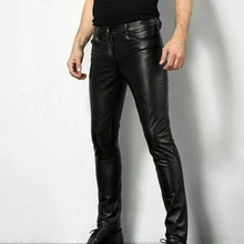 Load image into Gallery viewer, Men's Leather Jeans
